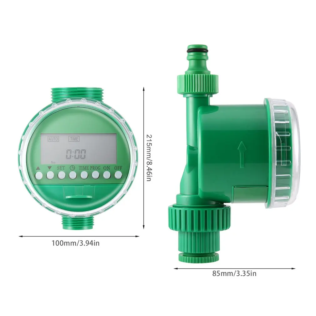 

Cimiva Electronic LCD Water Timer Automatic Garden Irrigation Program Sprinkler Control Timer drip house Irrigation Timer