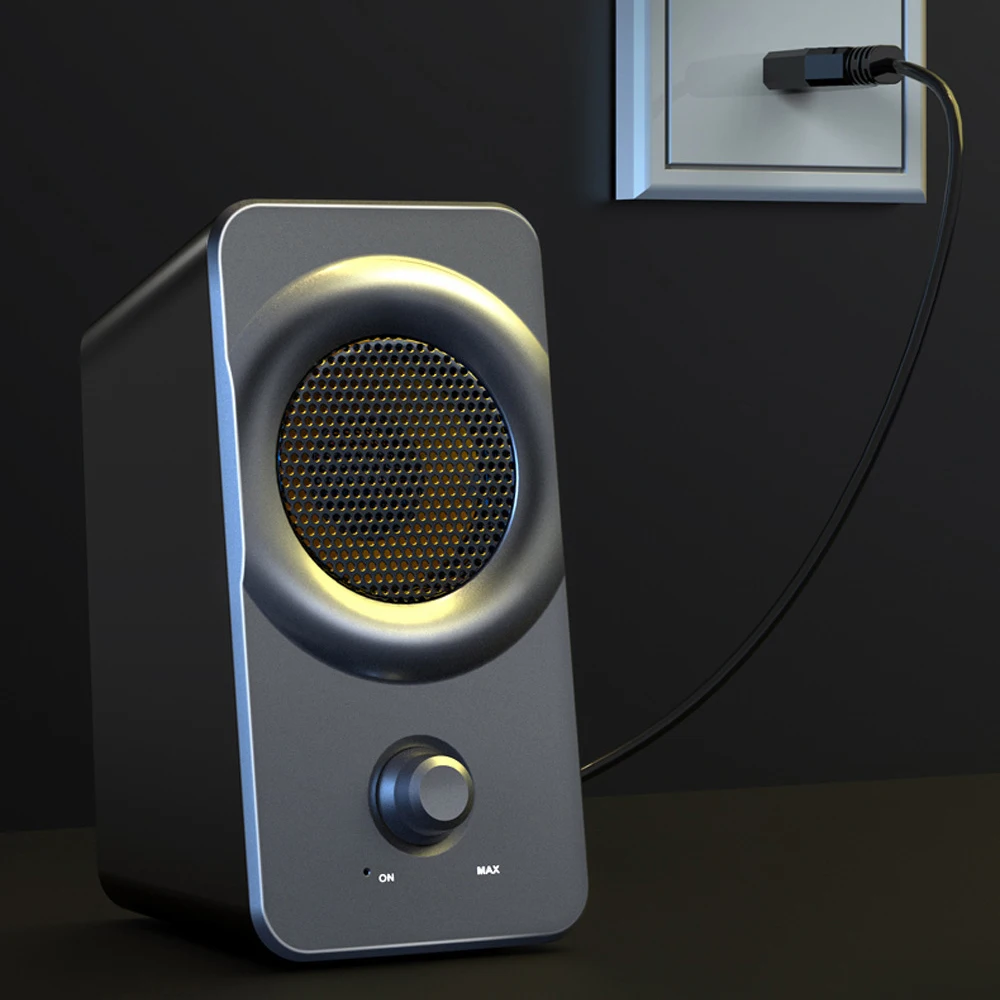 Мини-динамик для компьютера проводной USB-динамик 3D стерео объемный звук динамик