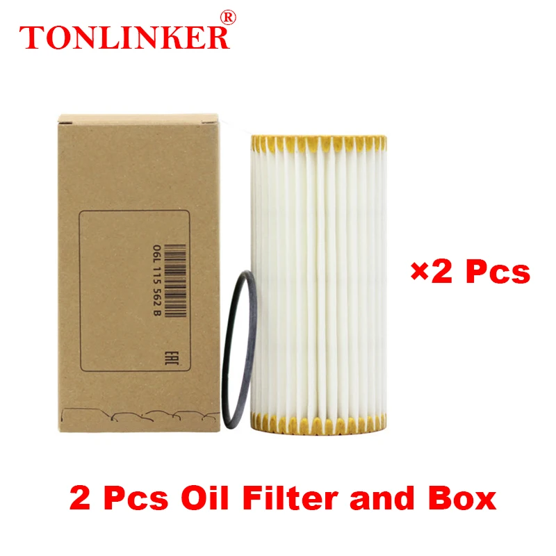 

Масляный фильтр TONLINKER 06L115562B для Volkswagen Vw Tiguan Mk2 Teramont Touareg Sharan 7N 06L115466C 2.0TSI 2017 2018 2019 2020 2021 2022-