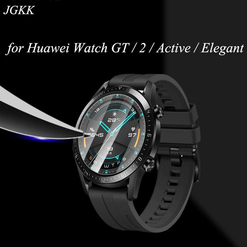Закаленное стекло HD для Huawei Watch 1 2 Pro 2018 защитные очки экрана GT Active элегантная