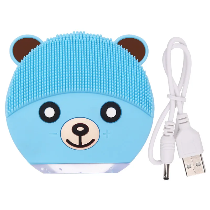 MR238BQ Electric Facial Cleaning Brush Sonic Vibration Massage Machine Waterproof Silicone Face Deep Cleansing Devices Skin Care Tools42 - Цвет: MR238BQ