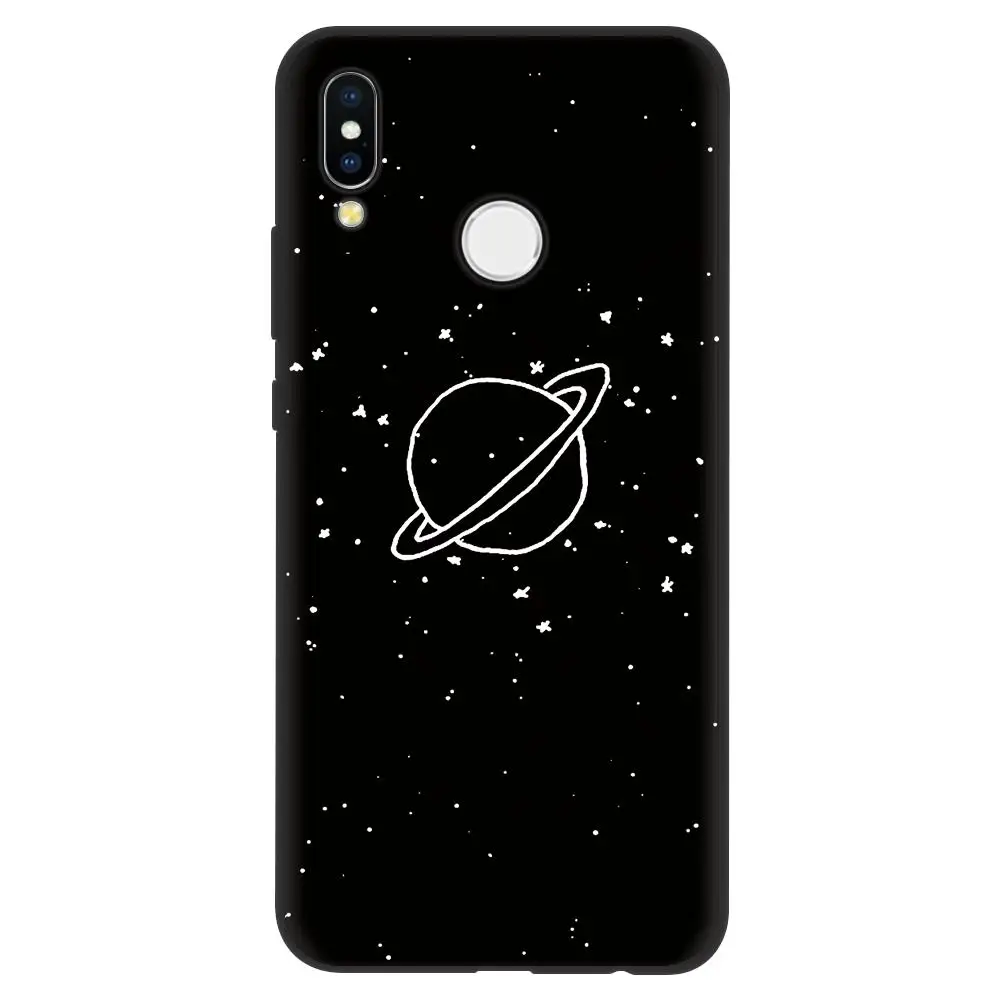 Черный ТПУ чехол астронавт для Huawei Mate 20 30 10 Lite Pro Soft P20 P30 P40 P Smart P8 P10 P9 2017 2019|Бамперы| |