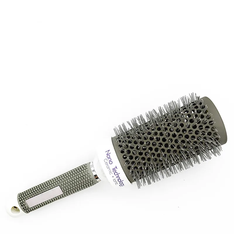 6 размер щетка для волос Nano расческа термальная Керамическая ионная круглая