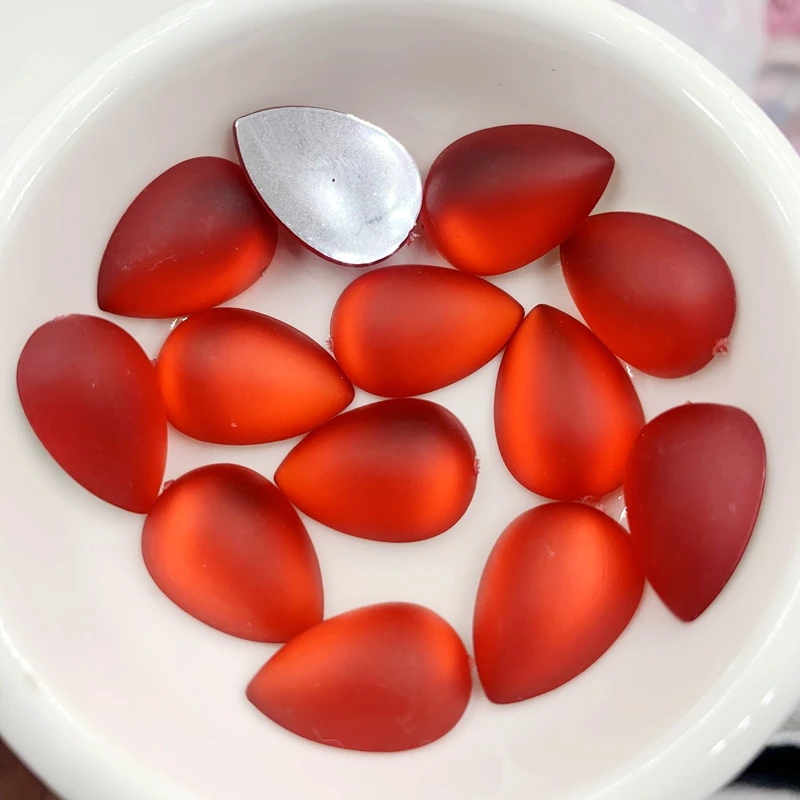 Стразы из хрустальной смолы с плоской задней стороной 60 шт. 13*18 мм хрустальные