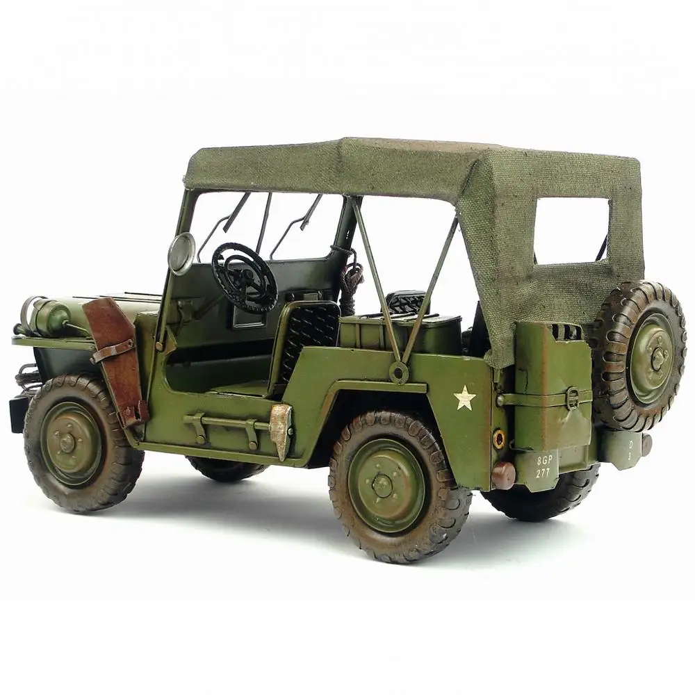 Ретро оловянный автомобиль модель 1940 ручная работа античный Железный подарок