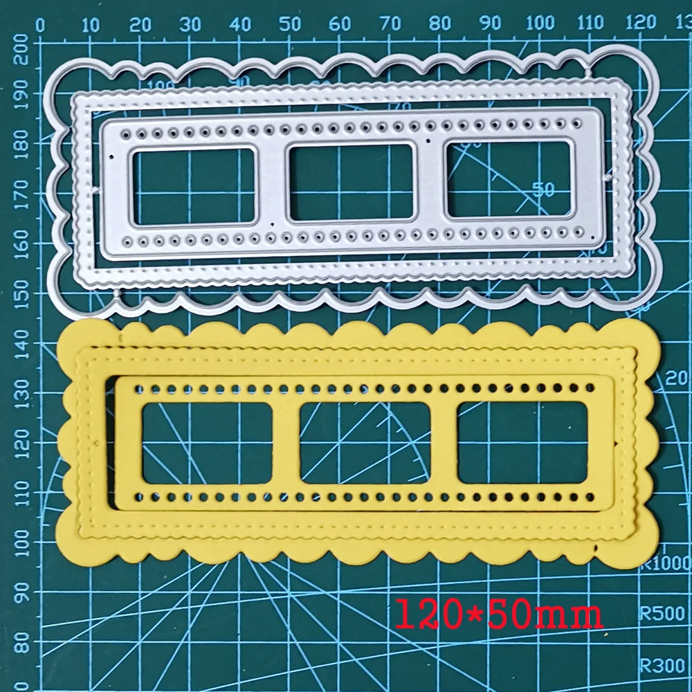 Basic Border Metal Cutting Dies 2021 New craft Scrapbooking Frame cuts stencil emboss paper card making template | Дом и сад