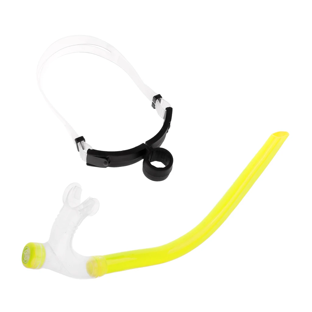 Silicone Adjustable/Portbale Swimming Diving Snorkel Set Breathing Tube &amp Hair Band for Underwater Training Swim Pool Acc | Спорт и