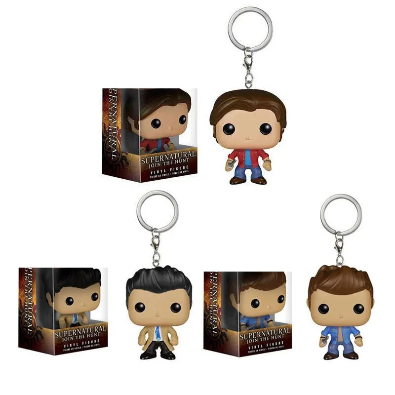 Сверхъестественное персонажа Дин & с героями сериалов Сэм брелок игрушка Фигурки