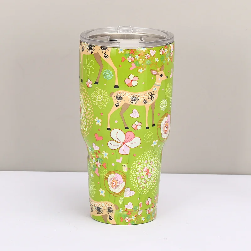 Термос с двойными стенками термос логотипом на заказ 30 унций холодная изоляция