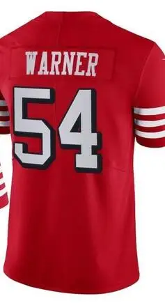 

Футбольная майка Fred Warner White 49er для мужчин, женщин, мужчин, детей