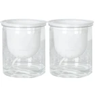 2 шт., автоматические круглые пластиковые Гидропонные цветочные горшки