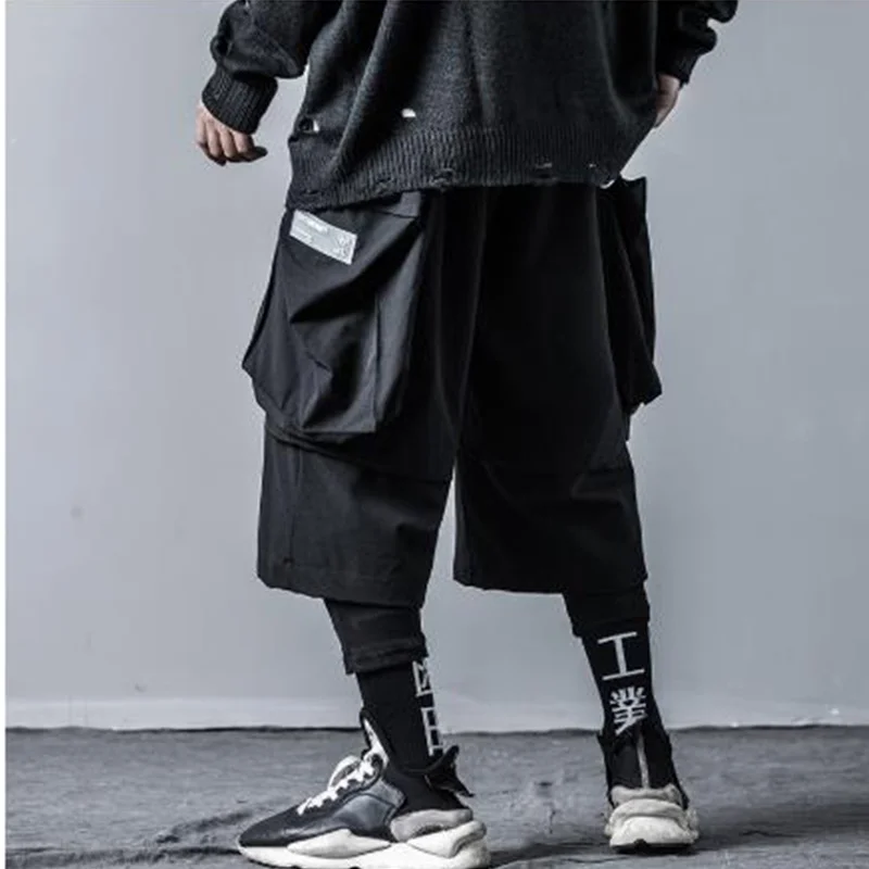 

Men Streetwear Hip Hop Thick Fleece Casual Pant Male Big Pocket Harem Trousers Joggers Sweatpants Couple Clothing