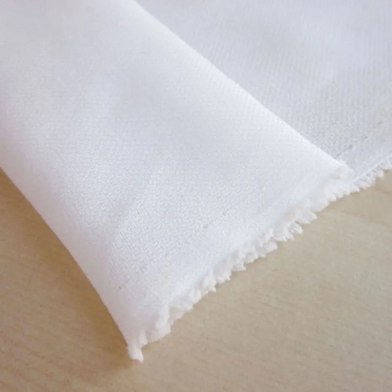 Односторонняя клейкая мягкая эластичная моющаяся шелковая ткань 1 5 м белого и