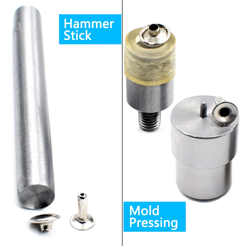 Серебряные круглые металлические заклепки в форме гриба 6 мм/7 мм/8 мм/9 мм/10 мм