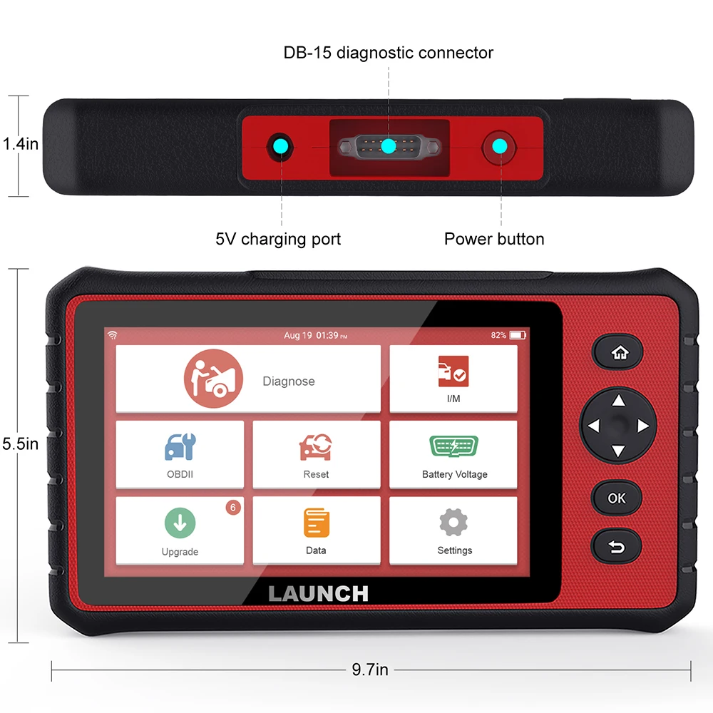 LAUNCH X431 CRP909 профессиональный Авто OBD2 сканер Wifi все системы диагностический инструмент ABS EPB SAS DPF Сброс масла Автомобильный сканер