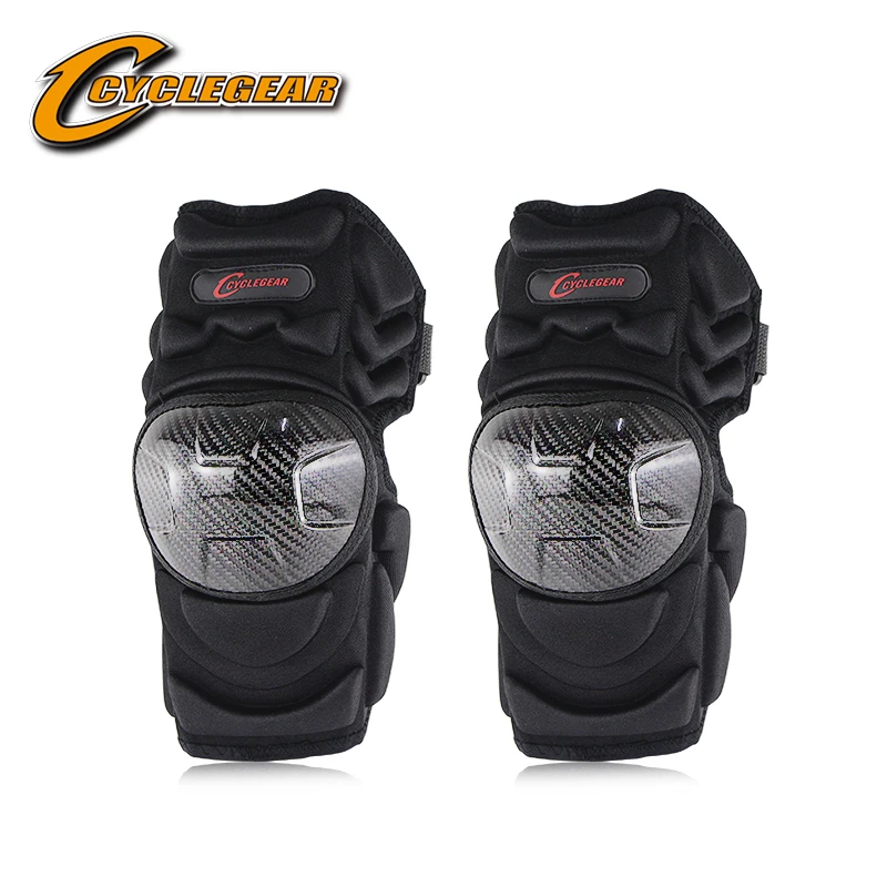 Наколенники для мотоцикла из углеродного волокна защита мотокросса налокотники