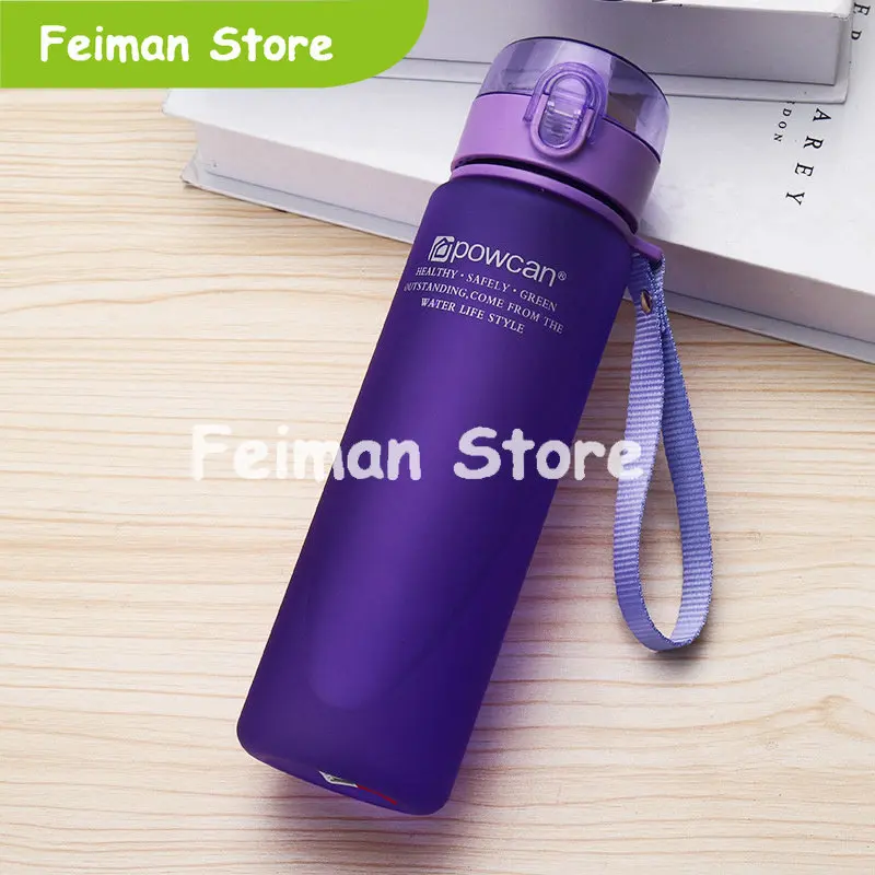 Water Bottle 560ML 400ML Plastic Drinkware Tour Outdoor Sport School Leak Proof Seal Climbing Bottles | Дом и сад