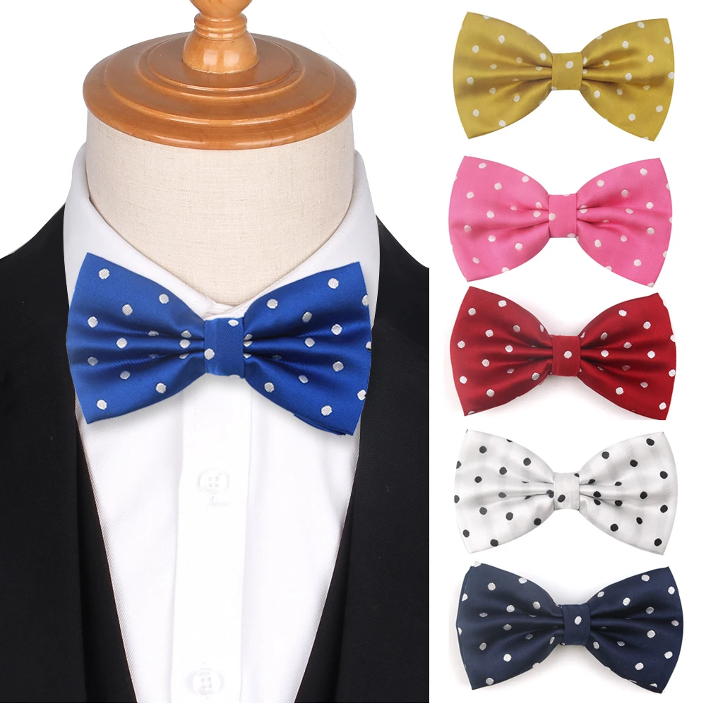Bow Tie for Men Women Butterfly Dots Bowtie Tuxedo Adjustable Boys Girls Bow ties For Wedding Party Fashion Suits Bowties Cravat