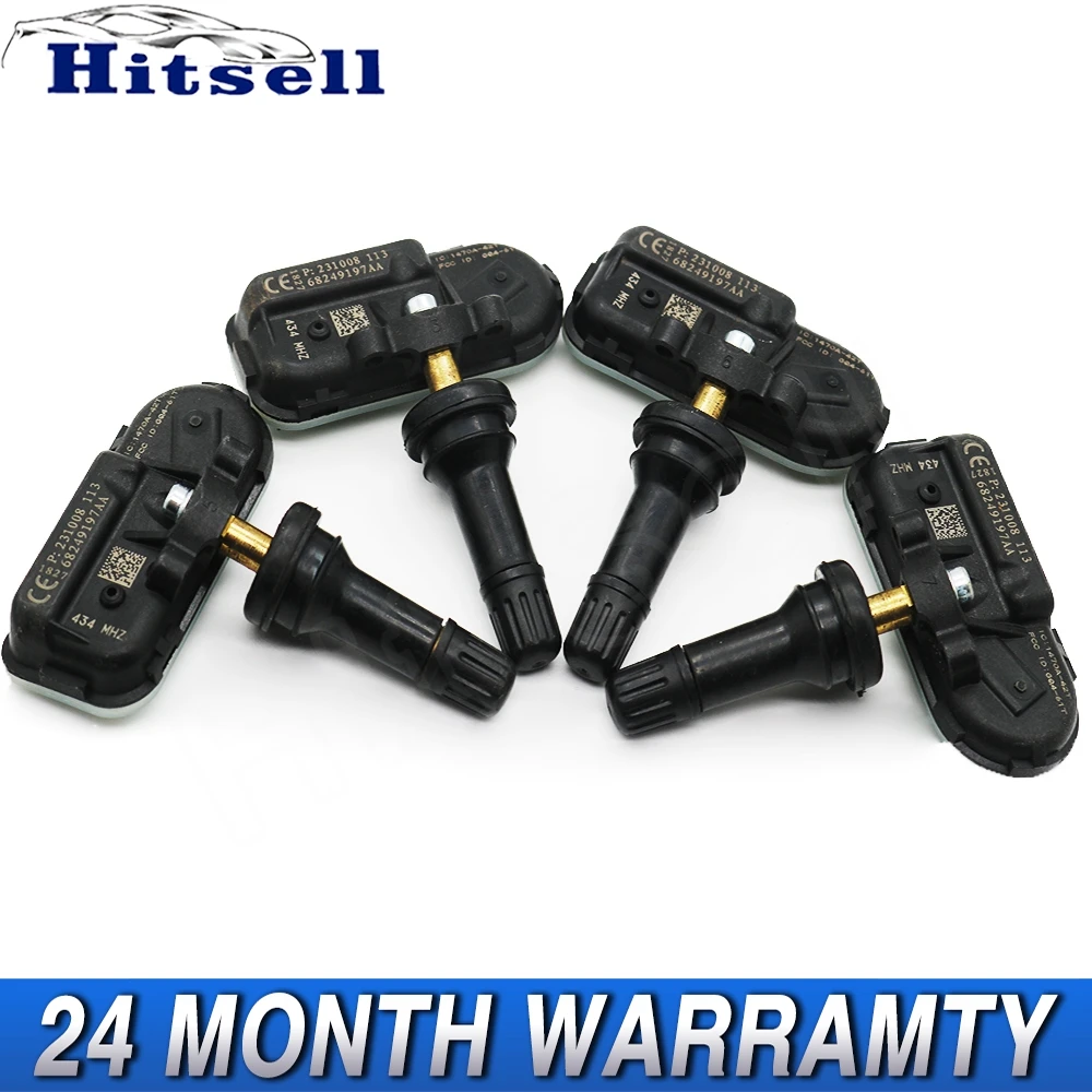 68249197AA TPMS сенсор 434 МГц для Jeep Cherokee Dodge Ram1500 Ram2500 Ram3500 TPMS датчик давления в шинах 68249197AA