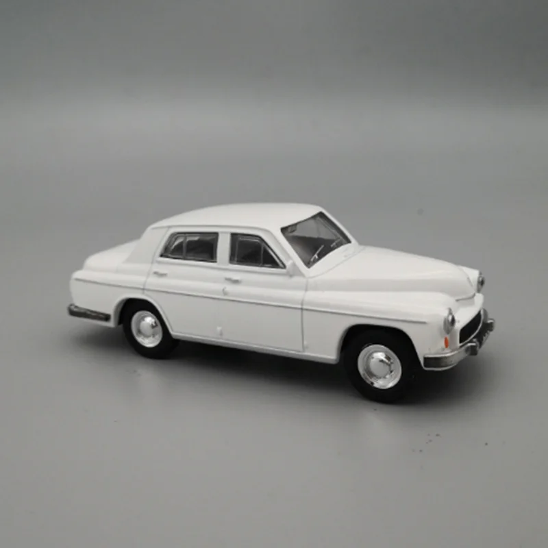 Классическая литая полированная машинка Варшава масштаб 1/43 14 5 см|Наземный
