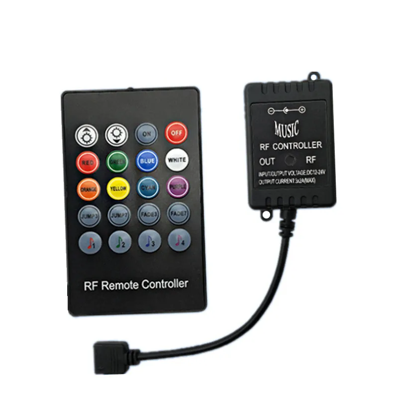 ИК-пульт дистанционного управления для светодиодной ленты 12 В 24 20 кнопок | Лампы и