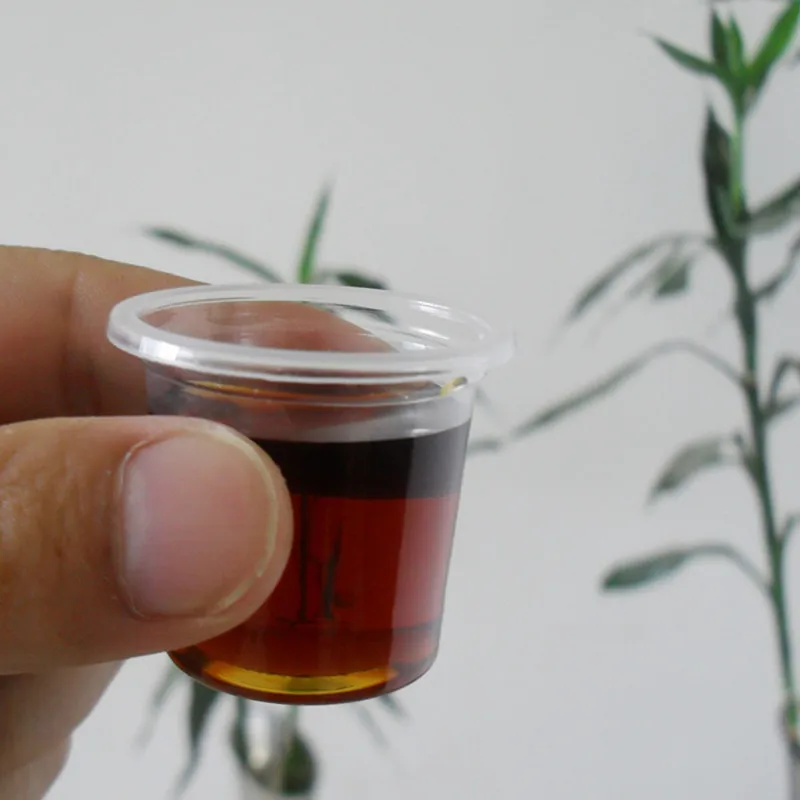 200 шт. высококачественные одноразовые пластиковые стаканы для напитков 0 6 унции 20