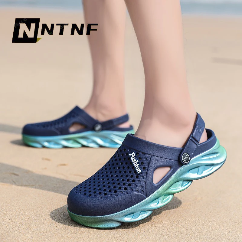 

Men Beach Water Shoes Aqua Upstream Sandals Women Hollow Out Slippers Flats Swimming Slides Summer Flip Flops Outdoor Shoes