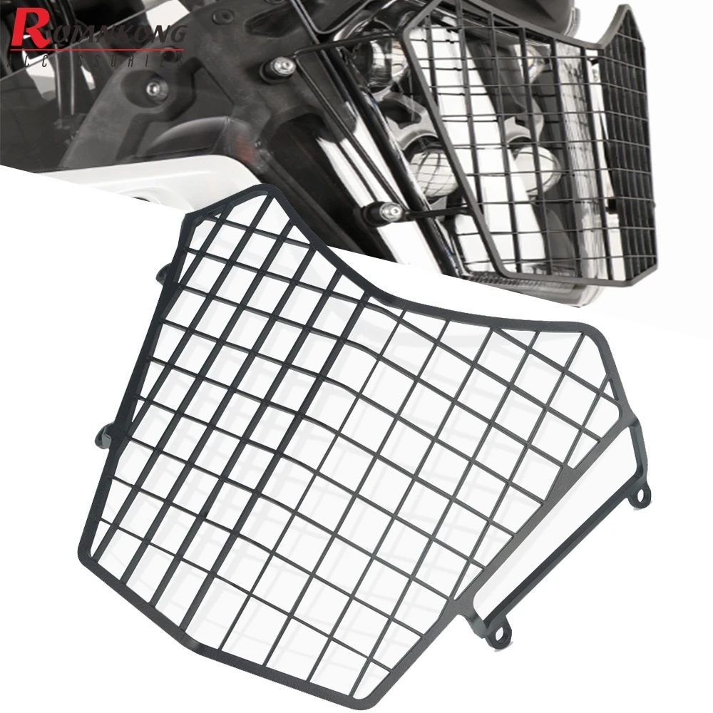

For YAMAHA TENERE 700 tenere700 2019 2020 2021 Motorcycle Accessories Headlight Headlamp Grille Shield Guard Cover Protector
