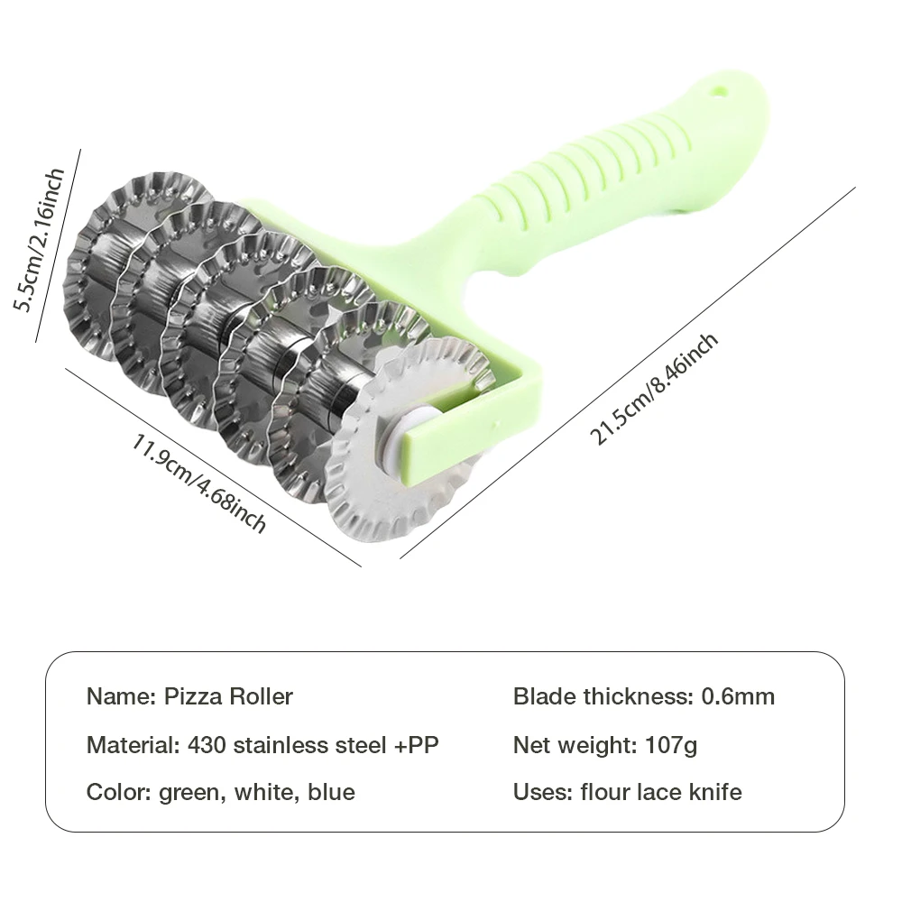 

Creative Stainless Steel Pizza Wheel Noodle Knife Roller Noodle Knife Noodle Knife Slicer Hob Baking Tool Kitchen Tool