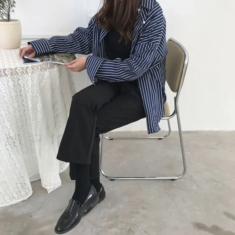 Брюки женские 2020 Ретро прямые молнии длиной до щиколотки элегантные брюки