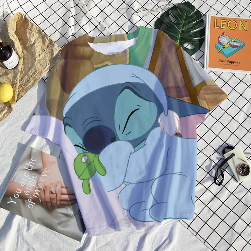 Женская летняя футболка с коротким рукавом в стиле Харадзюку |