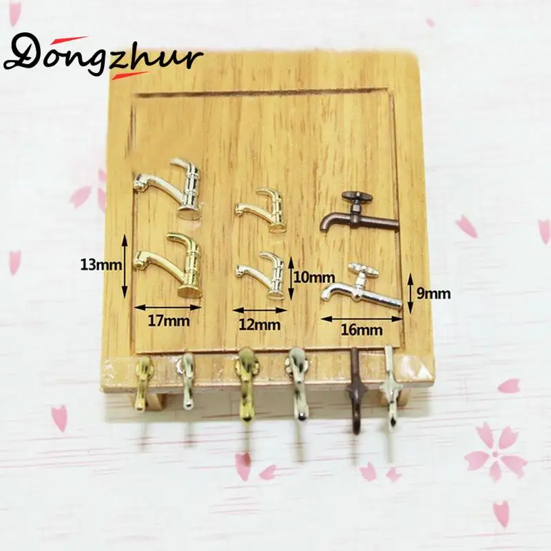 

Dongzhur New 1:12 Cute For MINI Dollhouse Miniature Gifts new Fitting Furniture Kitchen Faucet Kids WWP0687 Adornment Toys V3E1