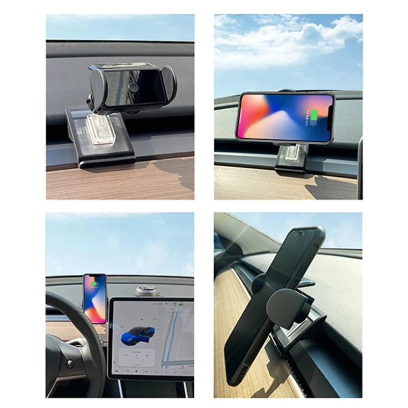 

Phone Mount Air Outlet Phone Bracket Lossless Installation For Model3/Y-Memory Lock Bracket/Gravity Stand/Solar Stent