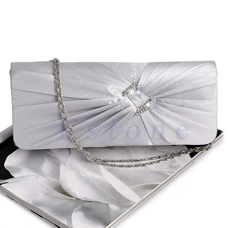 

Evening Handbag Purse WoMan Bling Rhinestone Bridal Shoulder Clutch Bag Chain