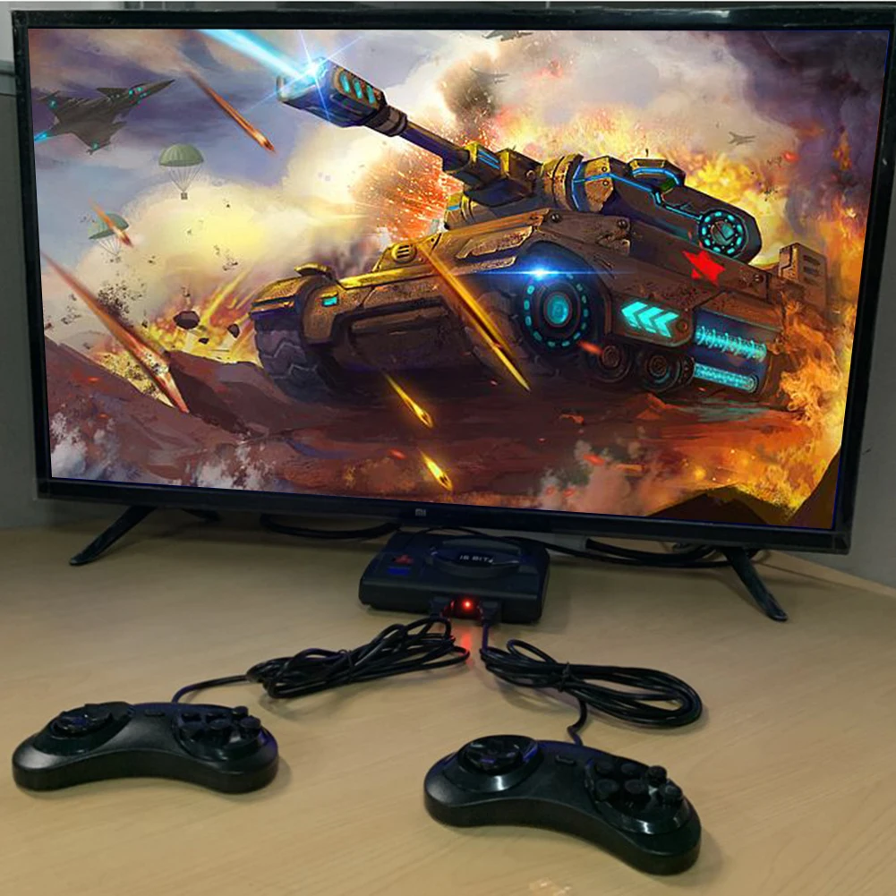 Супер ретро мини ТВ Видео игровая консоль SG816 для Sega Mega Drive MD 16 бит 86 игр 8 605