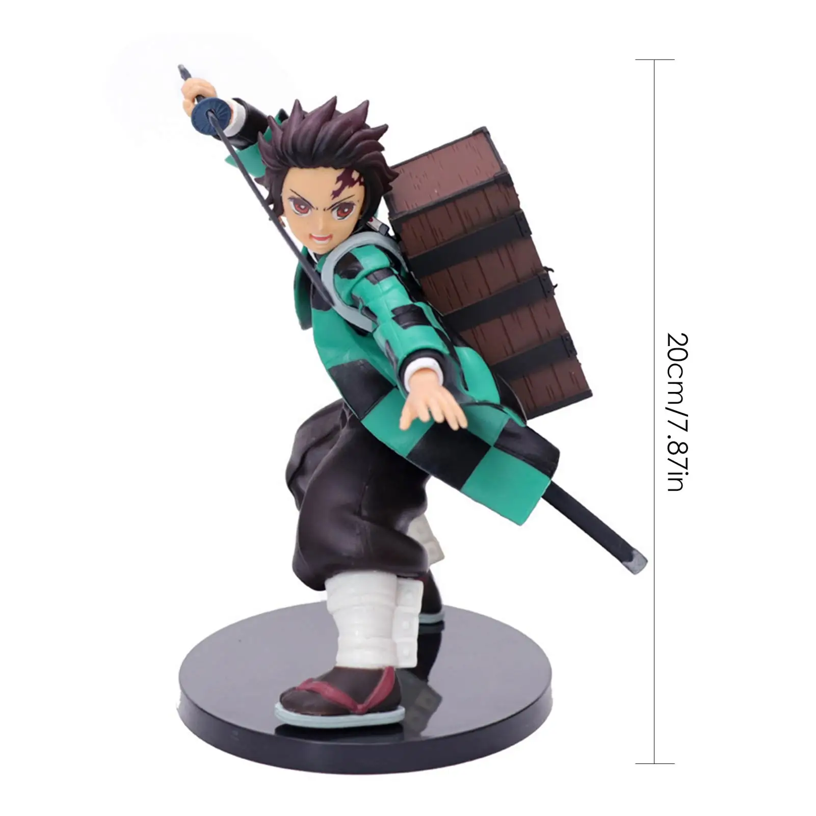 

Japan Anime Figure Kimetsu No Yaiba Figure Kamado Tanjirou Statues Cute Doll Model Decoration PVC Action Figure Model Toy Gift