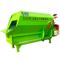 gy cattle and sheep forage mixer tmr horizontal dry and wet mixed feed kneading machine breeding automatic mixing machine