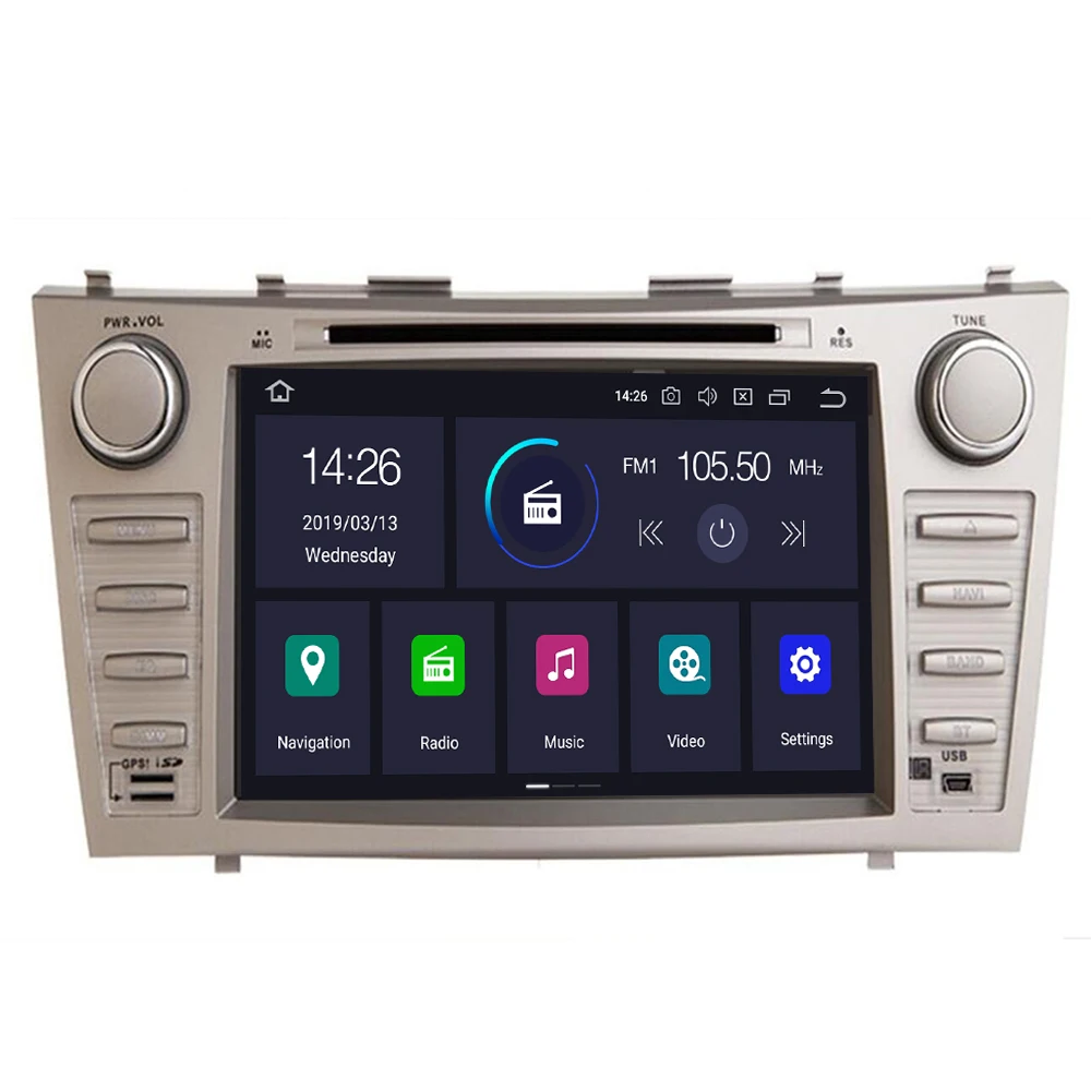 DSP IPS 4G 64G Android 10 AV выход автомобильный DVD-плеер для TOYOTA CAMRY 2007-2011 GPS-навигация Радио