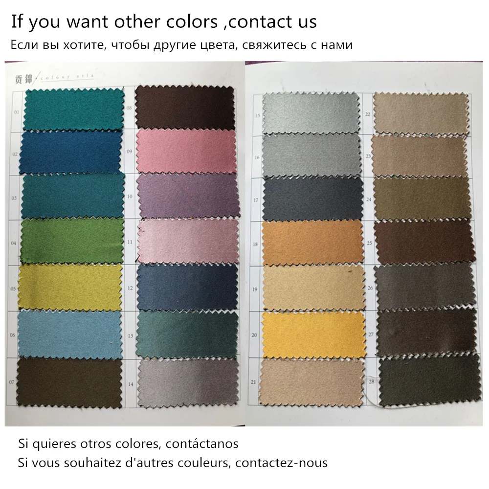 

Gold silk Blackout ready curtains Thermal Insulated for Living Room bedroom luxury thick solid curtain window treatment