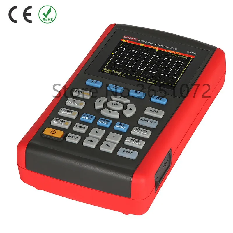 Портативный цифровой осциллограф UTD1025CL|Осциллографы| |