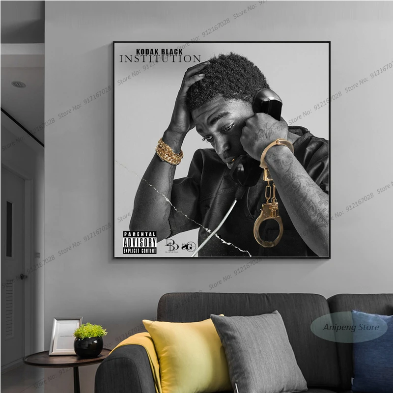 A331 Kodak Черные картины художественная хип-хоп Музыка Альбом Плакат Печать на