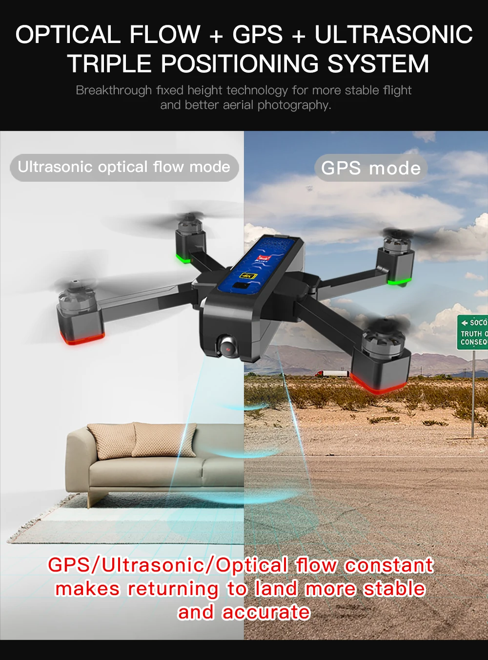 SJRC F11 Дрон с GPS с Wi-Fi FPV 1080 P Камера бесщеточный Quadcopter 25 минут время полета жест Управление складной Дрон Vs CG033 Z5