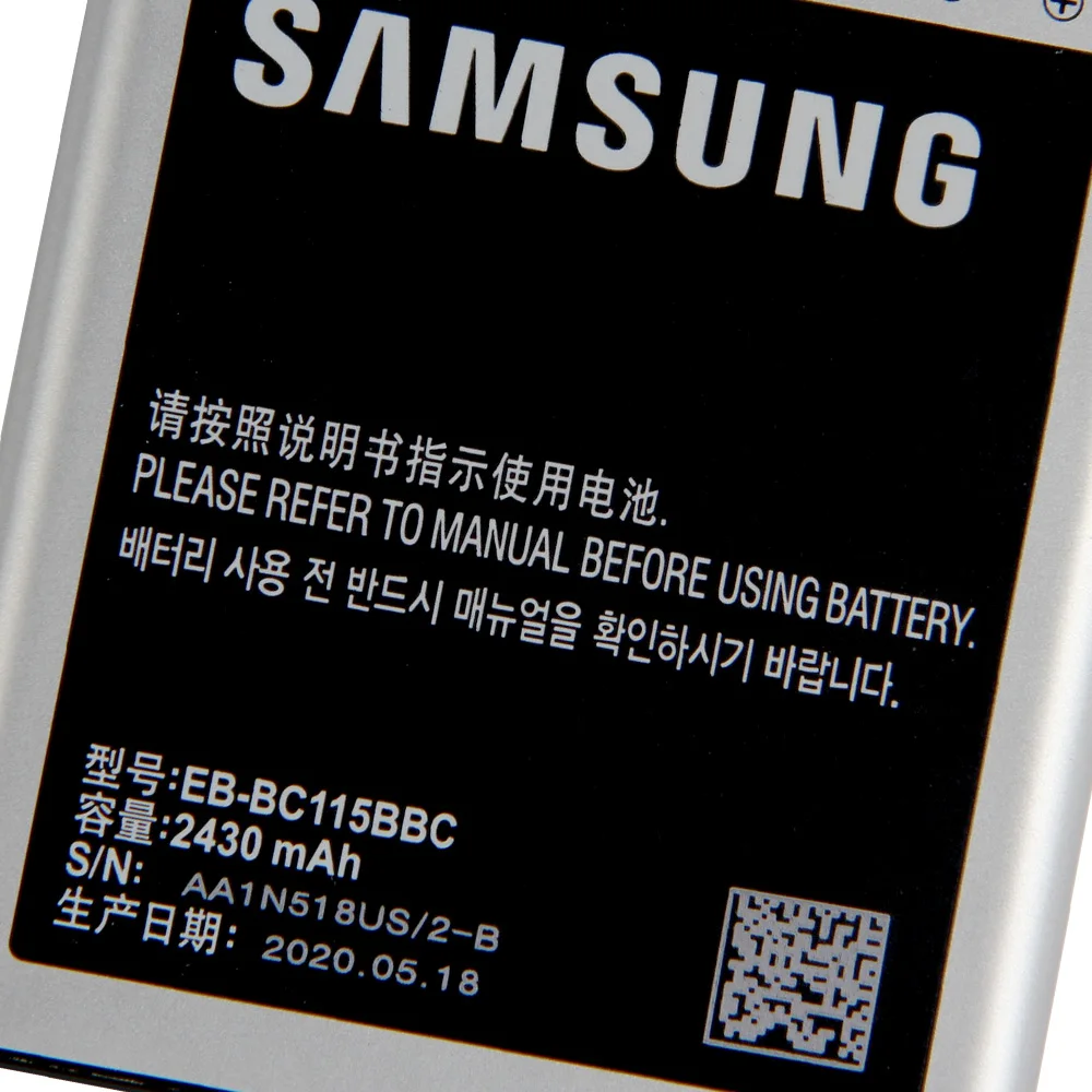 Original Samsung Battery EB-BC115BBC For GALAXY K Zoom SM-C1116 C1158 C1115 EB-BC115BBE Genuine With NFC 2430mAh | Мобильные