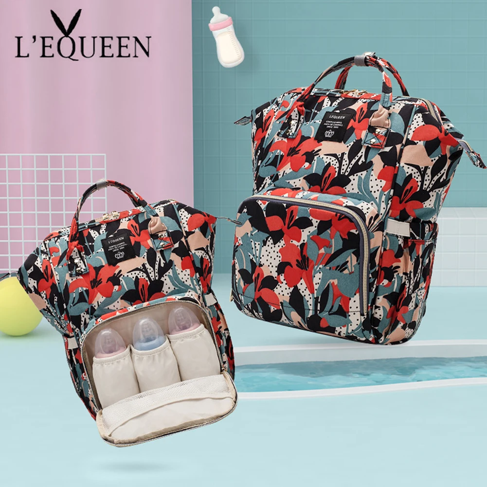 

Backpack Stroller Baby Care Bags Nappy Changing Maternity Large Capacity Graffiti Bags Mommy Nursing Baby Diaper for Mom