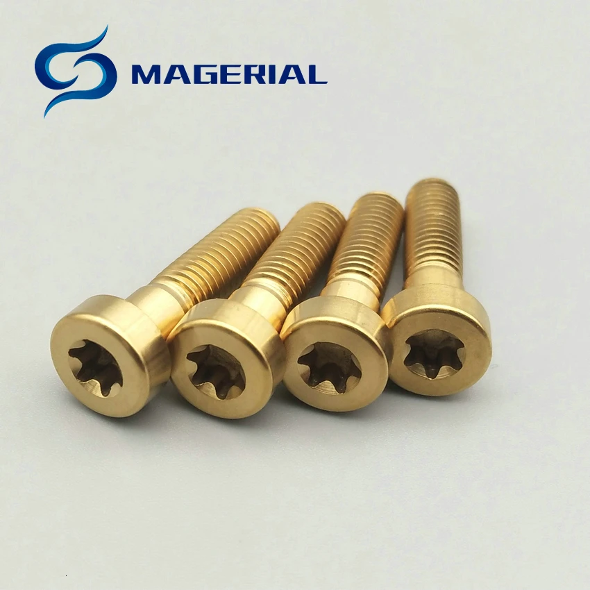 Титановый болт M6X25mm Ti Болт тормозной фиксации XT/XTR785 8000 золото/несколько цветов для шоссейного и горного велосипеда 5 класса Ti крепеж 2 шт