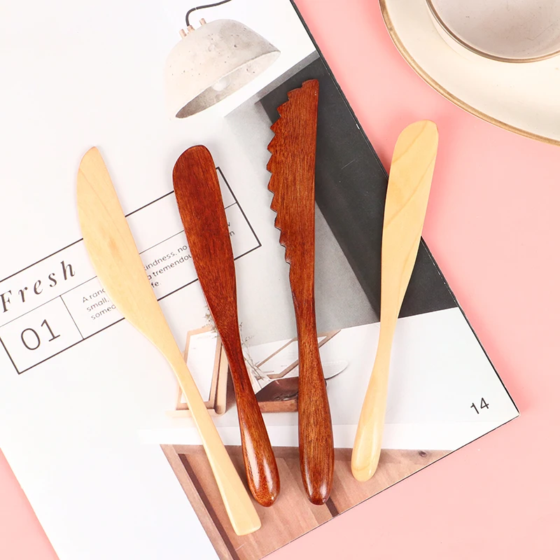 

Wooden Butter Knife Handmade Jam Cheese Marmalade Spreader Gift Toast Bread