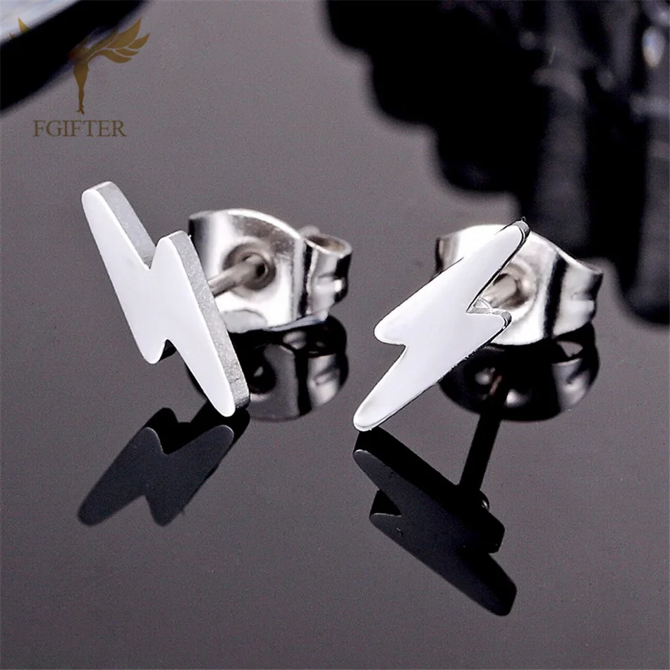 

Sweet Romantic Planet Snowflake Lightning Moon Star Stud Earrings Women's Men's New Stainless Steel Jewelry