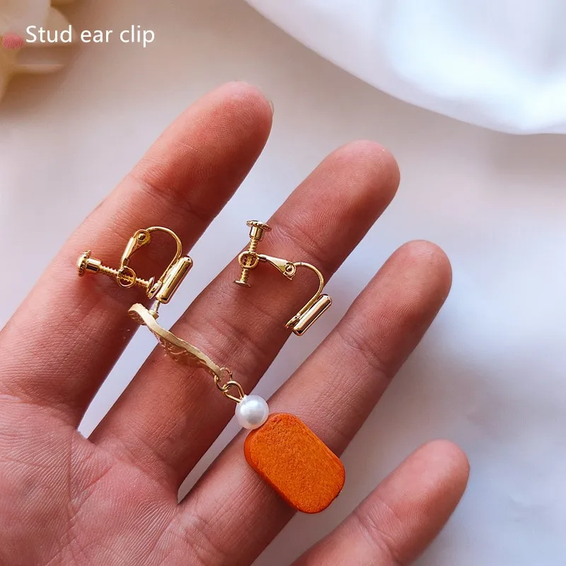 Пара винтовые серьги-гвоздики сделай сам Искусственные серьги превращаются в