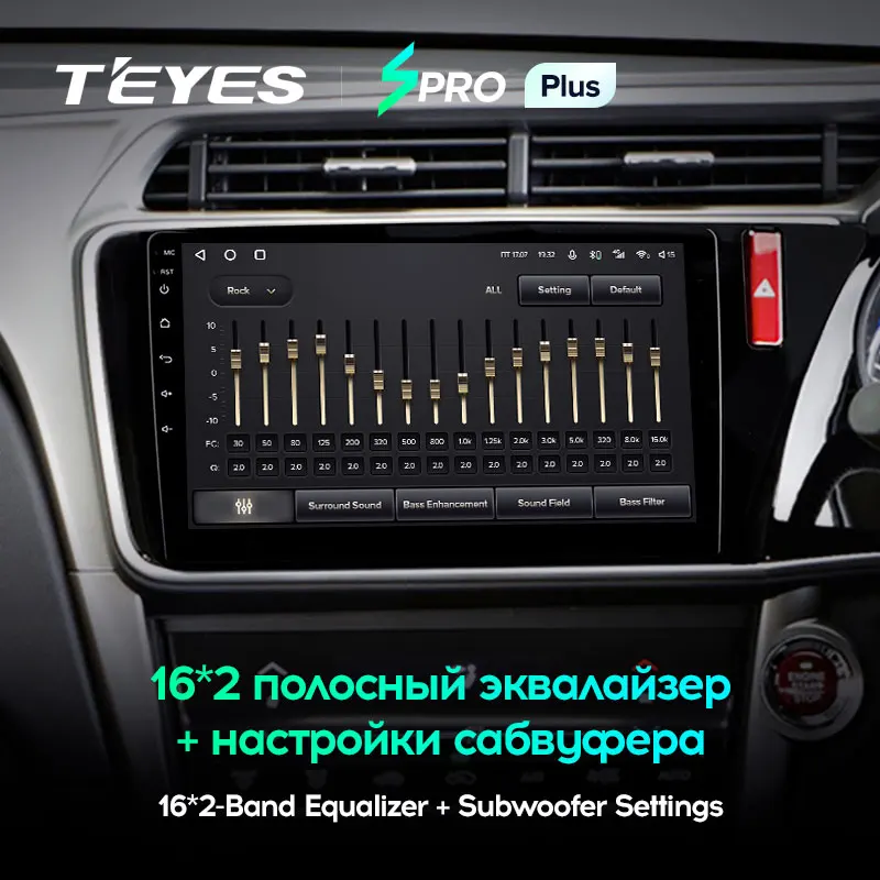 TEYES SPRO Plus Штатная магнитола For Хонда Грейс Honda City Grace 1 2014 - 2017 Right hand driver до 8-ЯДЕР 4 +