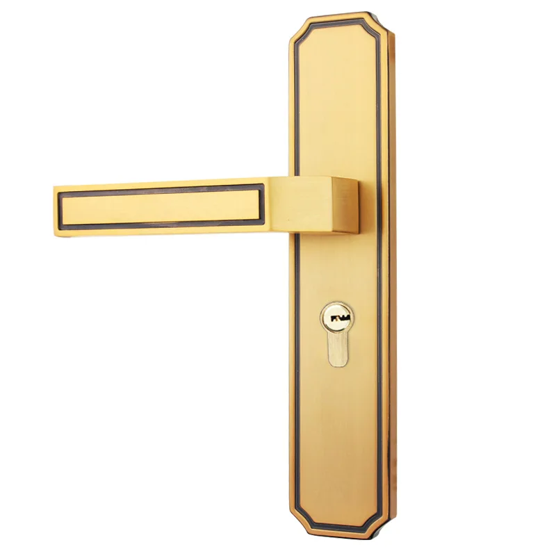 

Handle lock bedroom wooden door lock household general indoor door lock door lock magnetic mute door handle simple